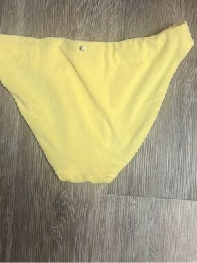 NWT Victoria’s Secret yellow Terry cloth swim bikini bottoms XL